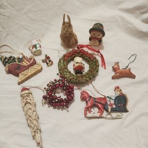 Lot Of Older Christmas Ornaments